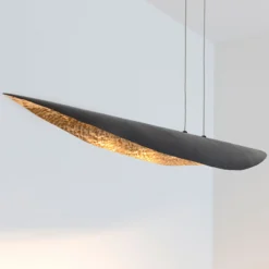 Chiasso LED-riippuvalaisin, musta-ruskea/kultainen