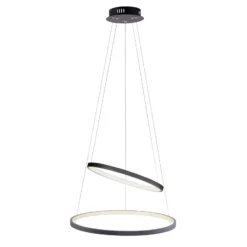 Circle LED-riippuvalaisin, antrasiitti, kaksivaloinen versio