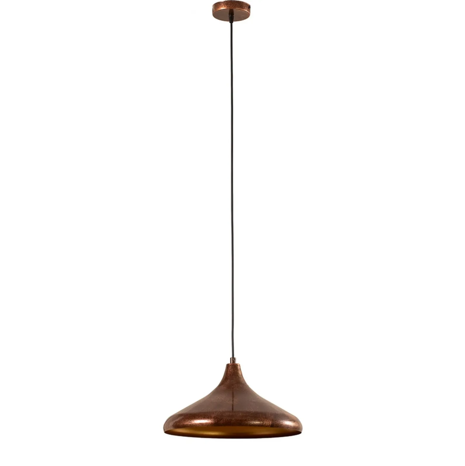 Claus-riippuvalaisin, kupari/kulta, Ø 35 cm, metalli