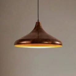 Claus-riippuvalaisin, kupari/kulta, Ø 35 cm, metalli