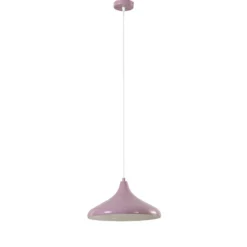 Claus-riippuvalaisin, violetti/valkoinen, Ø 35 cm, metalli