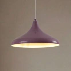 Claus-riippuvalaisin, violetti/valkoinen, Ø 35 cm, metalli