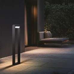 CMD 9051 LED-pylväsvalaisin, korkeus 80 cm, antrasiitti, IP65, metallia
