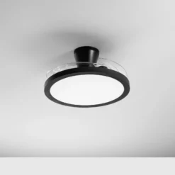 Condor-LED-kattotuuletin, musta, halkaisija 106 cm, CCT RGB, hiljainen