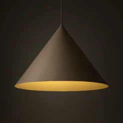 Cono-riippuvalaisin, 1-lamppuinen, Ø 50 cm, hiekka, E27