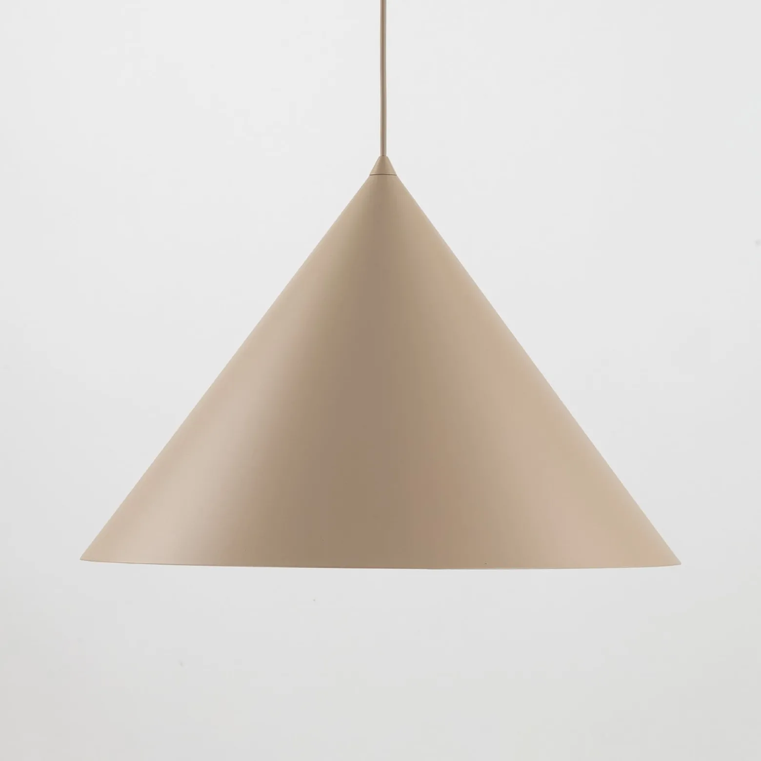 Cono-riippuvalaisin, 1-lamppuinen, Ø 50 cm, hiekka, E27
