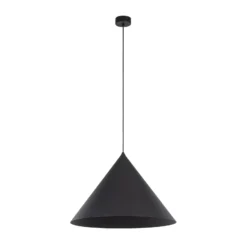 Cono-riippuvalaisin, 1-lamppuinen, Ø 50 cm, musta, E27