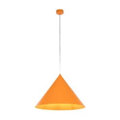 Cono-riippuvalaisin, 1-lamppuinen, Ø 50 cm, oranssi, E27