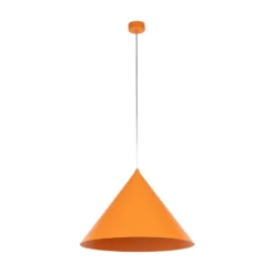 Cono-riippuvalaisin, 1-lamppuinen, Ø 50 cm, oranssi, E27