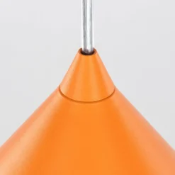 Cono-riippuvalaisin, 1-lamppuinen, Ø 50 cm, oranssi, E27