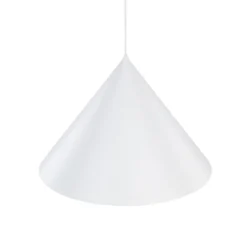 Cono-riippuvalaisin, 1-lamppuinen, Ø 50 cm, valkoinen, E27