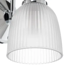 Cora-kylpyhuoneen LED-seinävalaisin, 1-lamppuinen, IP44, lasi