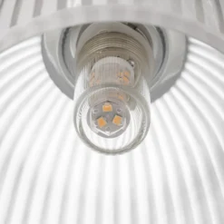 Cora-kylpyhuoneen LED-seinävalaisin, 1-lamppuinen, IP44, lasi