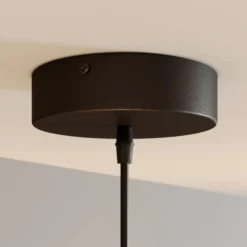 Cubus-riippuvalaisin, meripihka, lasi, Ø 30 cm, E27