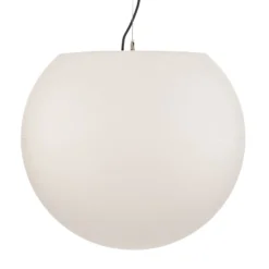 Cumulus-ulkoriippuvalaisin, halkaisija 60 cm, valkoinen, muovi, IP65, E27