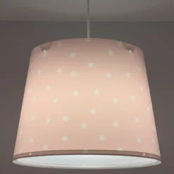 Dalberin lastenhuoneen riippuvalaisin STAR LIGHT, vaaleanpunainen