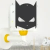 Dalber seinävalaisin Dark Hero pistokkeella, valkoinen/musta