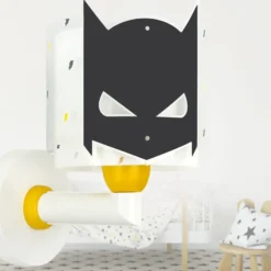 Dalber seinävalaisin Dark Hero pistokkeella, valkoinen/musta