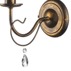 Delia seinävalaisin, pronssinvärinen, 1-valo, leveys 15 cm