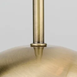 Doma pöytävalaisin, antiikkimessingin värinen, korkeus 30 cm, lasia