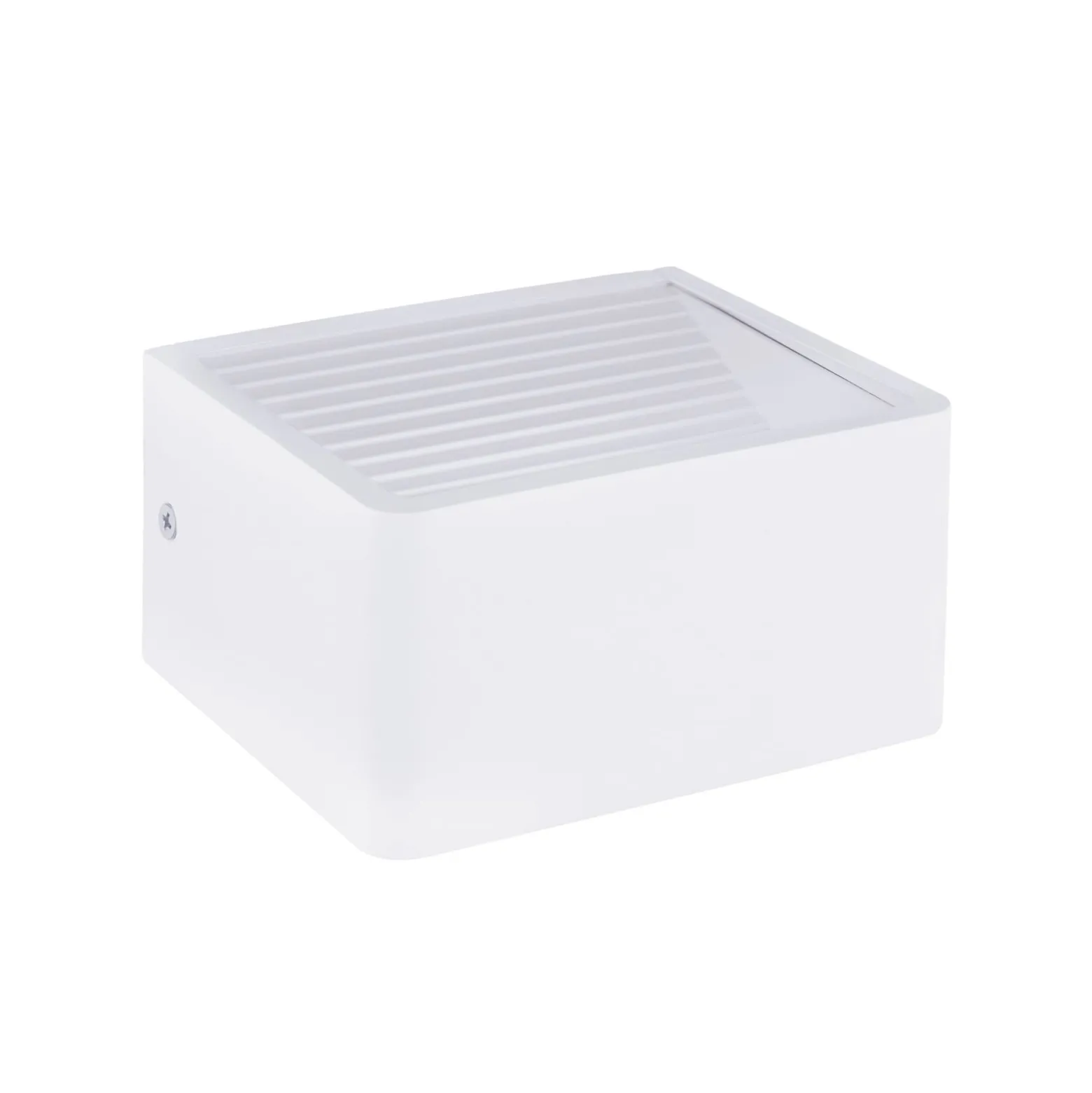 Doninni 1 -LED-ulkoseinälamppu, valkoinen, leveys 13 cm, 2-lamppuinen