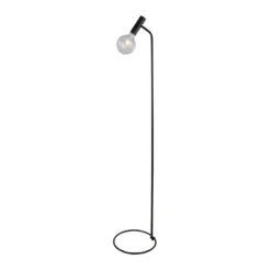 Dulwich lattiavalaisin, himmennettävä, musta, metalli, 152 cm, E27