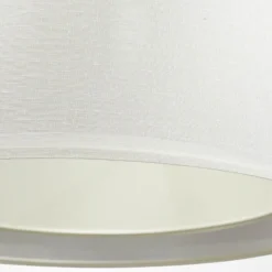 Duo Den Light riippuvalaisin, kerma, Ø 50 cm, pellava, PVC
