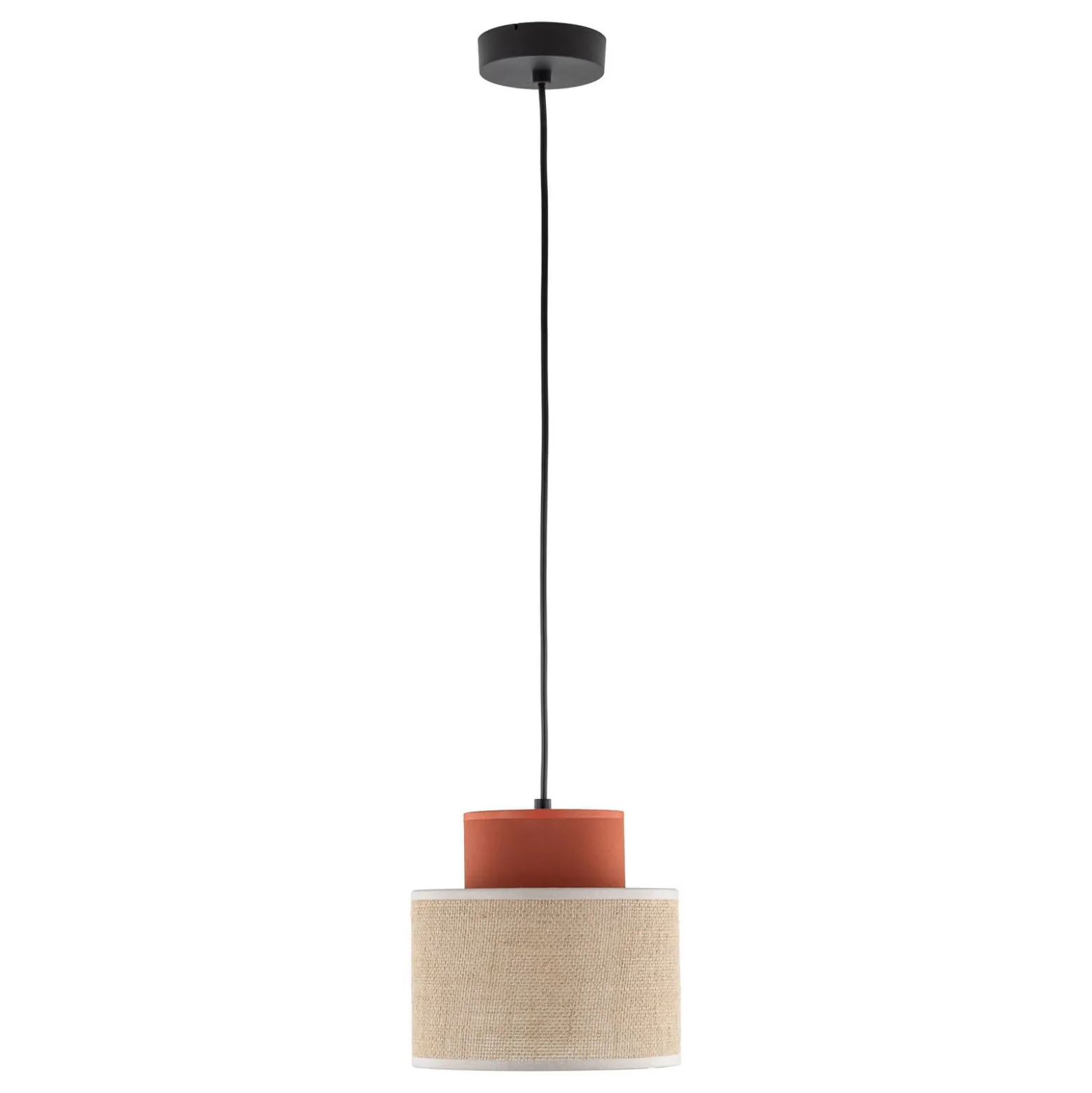 Duo riippuvalaisin, Ø 20 cm, ruosteenruskea/luonnonruskea, juutti