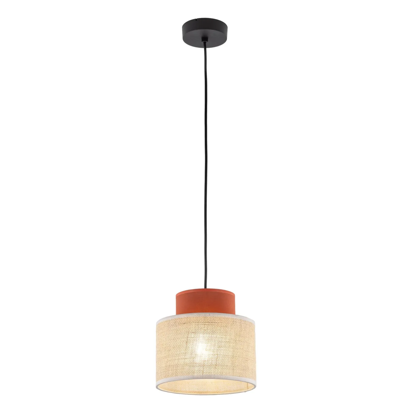 Duo riippuvalaisin, Ø 20 cm, ruosteenruskea/luonnonruskea, juutti