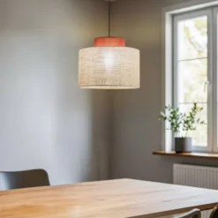 Duo riippuvalaisin, Ø 20 cm, ruosteenruskea/luonnonruskea, juutti