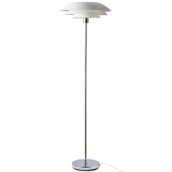 Dyberg Larsen DL45 -lattiavalo, Ø 45 cm, valkoinen