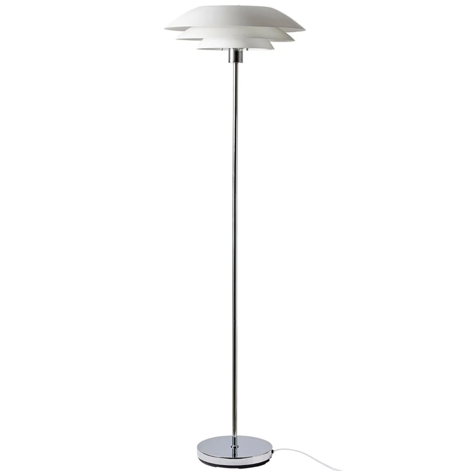 Dyberg Larsen DL45 -lattiavalo, Ø 45 cm, valkoinen