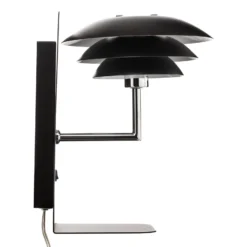 Dyberg Larsen DL20 USB Shelf -seinälamppu, musta