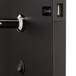 Dyberg Larsen DL20 USB Shelf -seinälamppu, musta