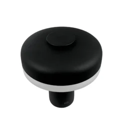 Dyberg Larsen ladattava LED-pöytävalaisin Porter, musta, 16 cm