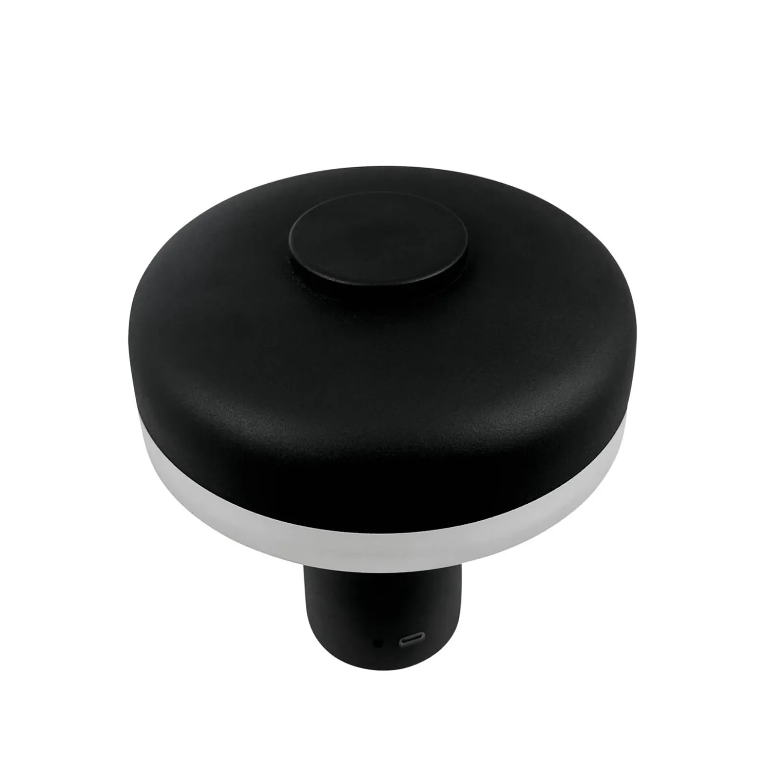 Dyberg Larsen ladattava LED-pöytävalaisin Porter, musta, 16 cm
