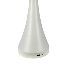 Dyberg Larsen ladattava LED-pöytävalaisin Vienna, kerma, korkeus 28 cm
