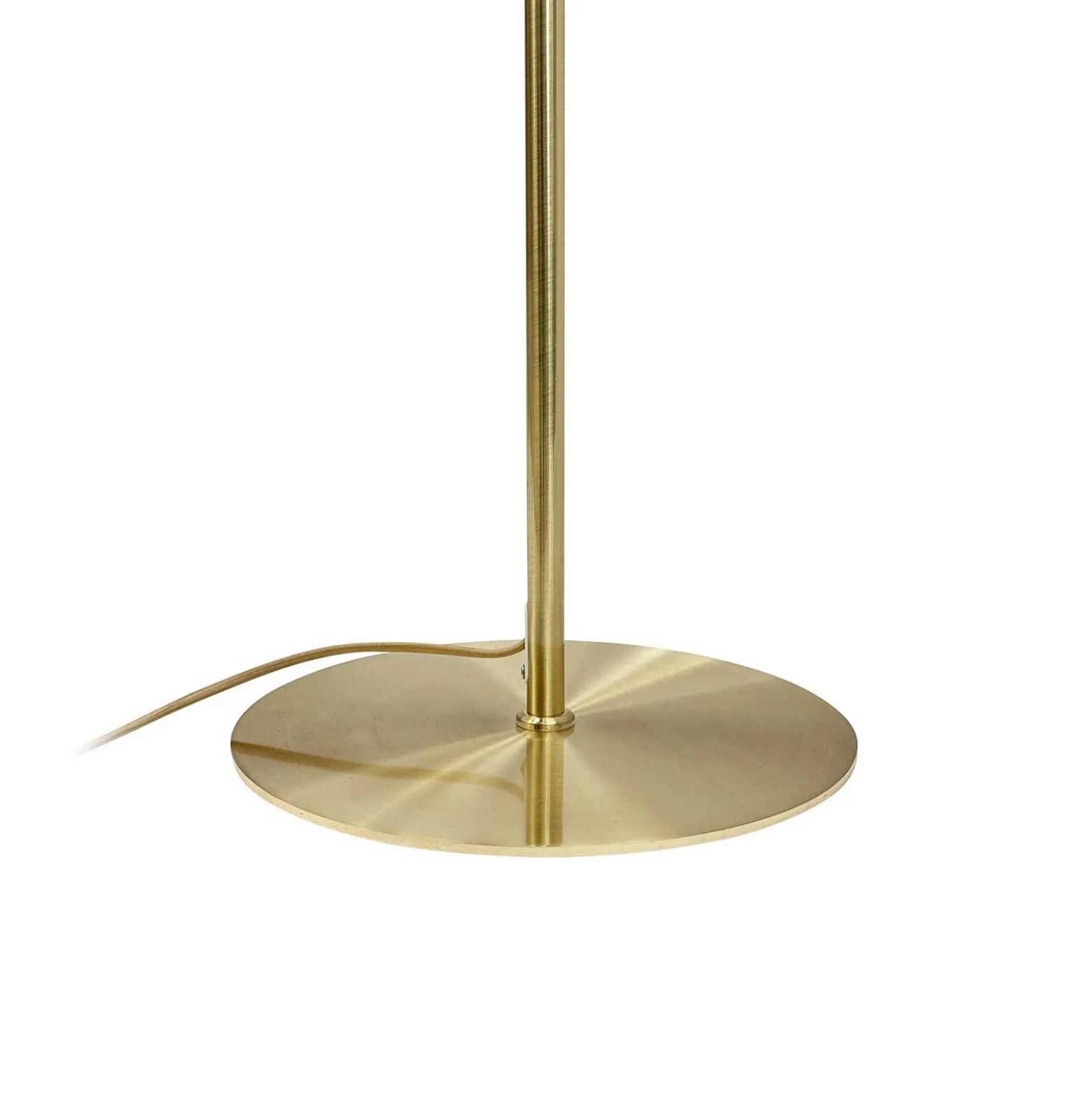 Dyberg Larsen lattiavalaisin Globus, korkeus 150 cm, beige/messinki