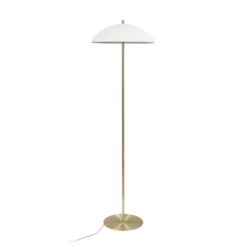 Dyberg Larsen lattiavalaisin Globus, korkeus 150 cm, beige/messinki