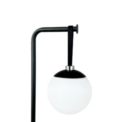 Dyberg Larsen LED-akku-koristelamppu Odin, musta/valkoinen, IP44