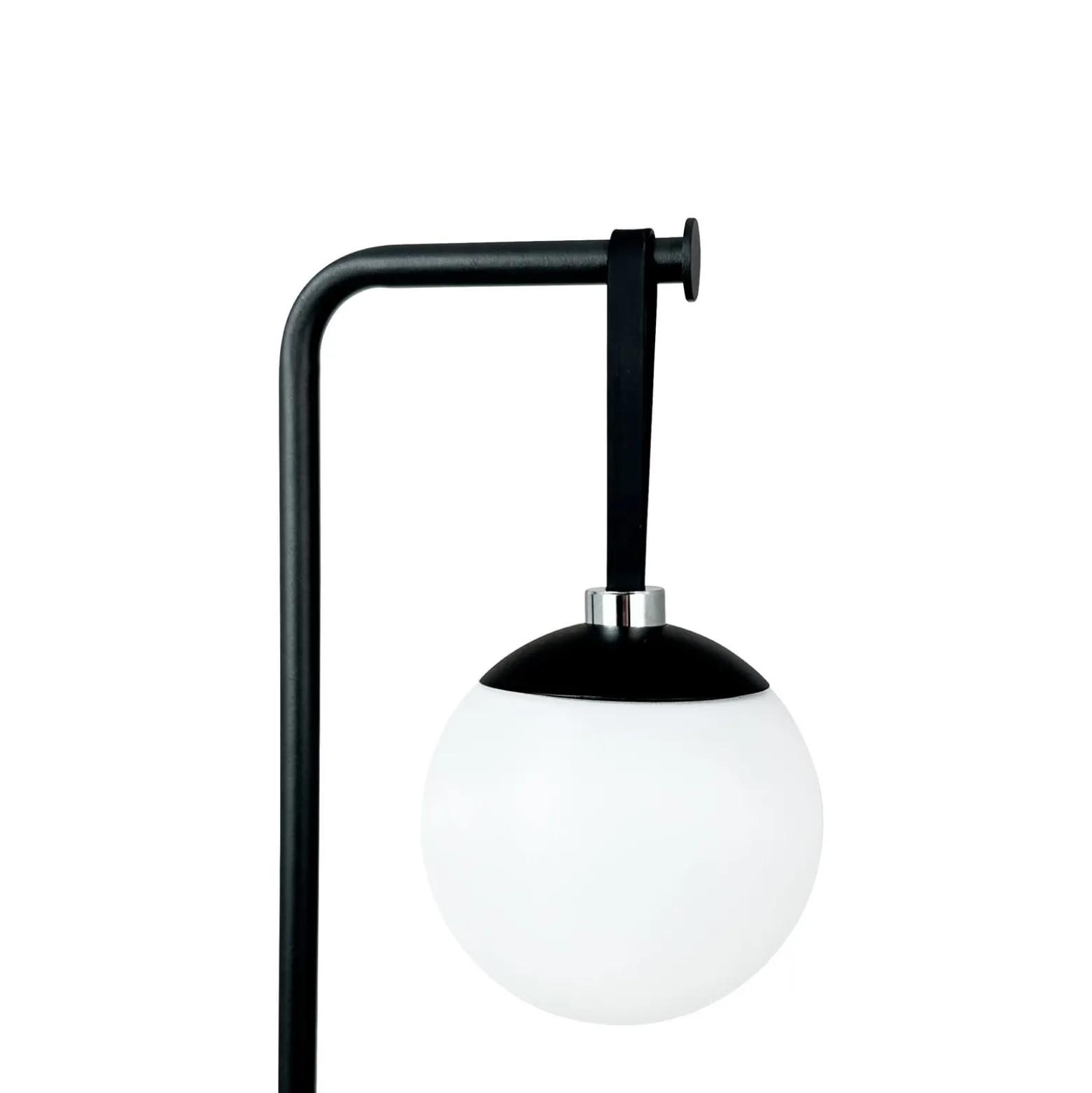 Dyberg Larsen LED-akku-koristelamppu Odin, musta/valkoinen, IP44