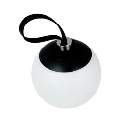 Dyberg Larsen LED-akku-koristelamppu Odin, musta/valkoinen, IP44