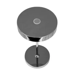 Dyberg Larsen LED-akkukäyttöinen pöytälamppu Starlight, kromi, metalli