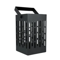 Dyberg Larsen LED-lyhty Luma, musta, 20 cm, IP44