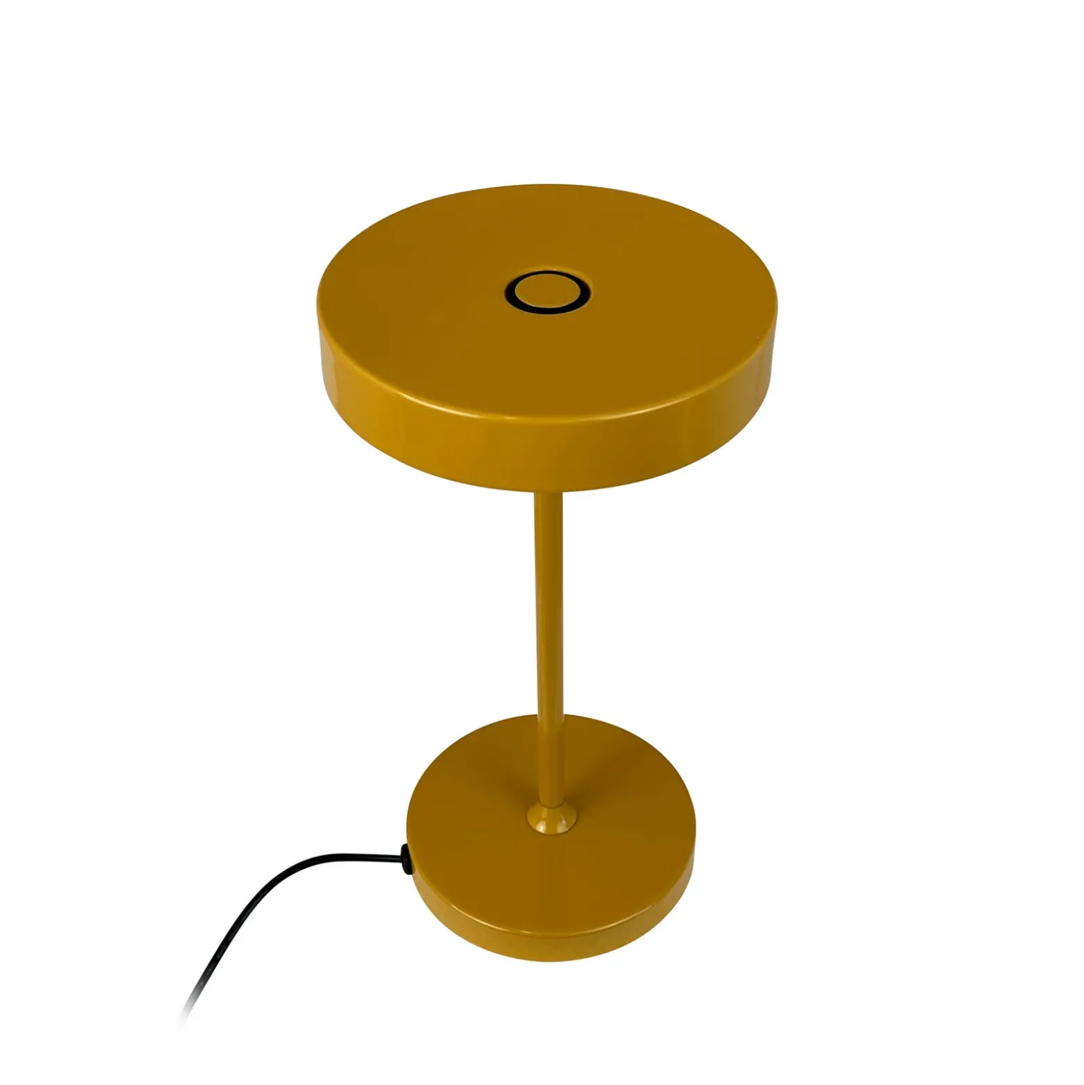 Dyberg Larsen LED-pöytälamppu Starlight, keltainen, korkeus 26 cm