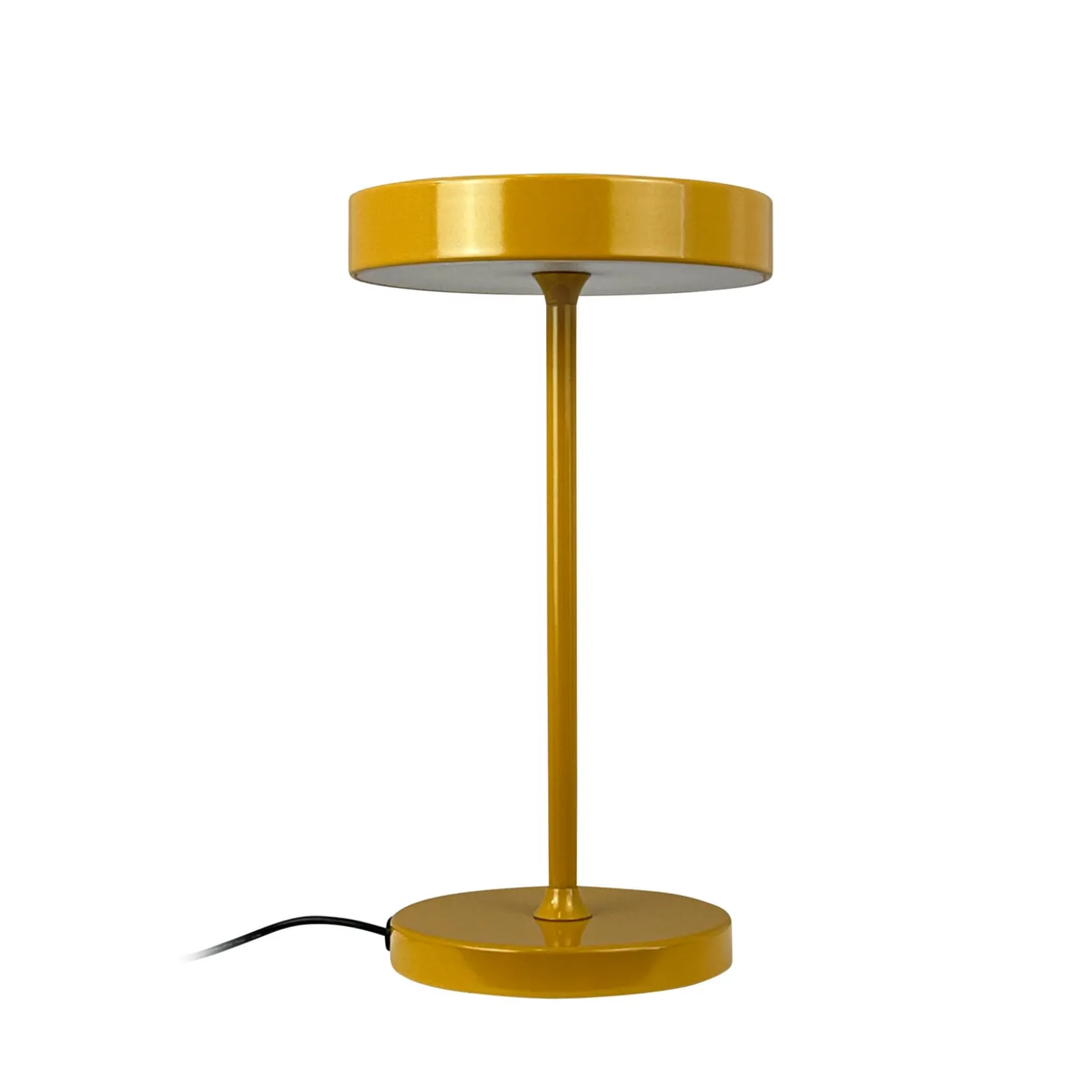 Dyberg Larsen LED-pöytälamppu Starlight, keltainen, korkeus 26 cm