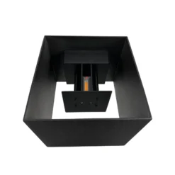 Dyberg Larsen LED-seinävalaisin Venus, musta, leveys 15 cm