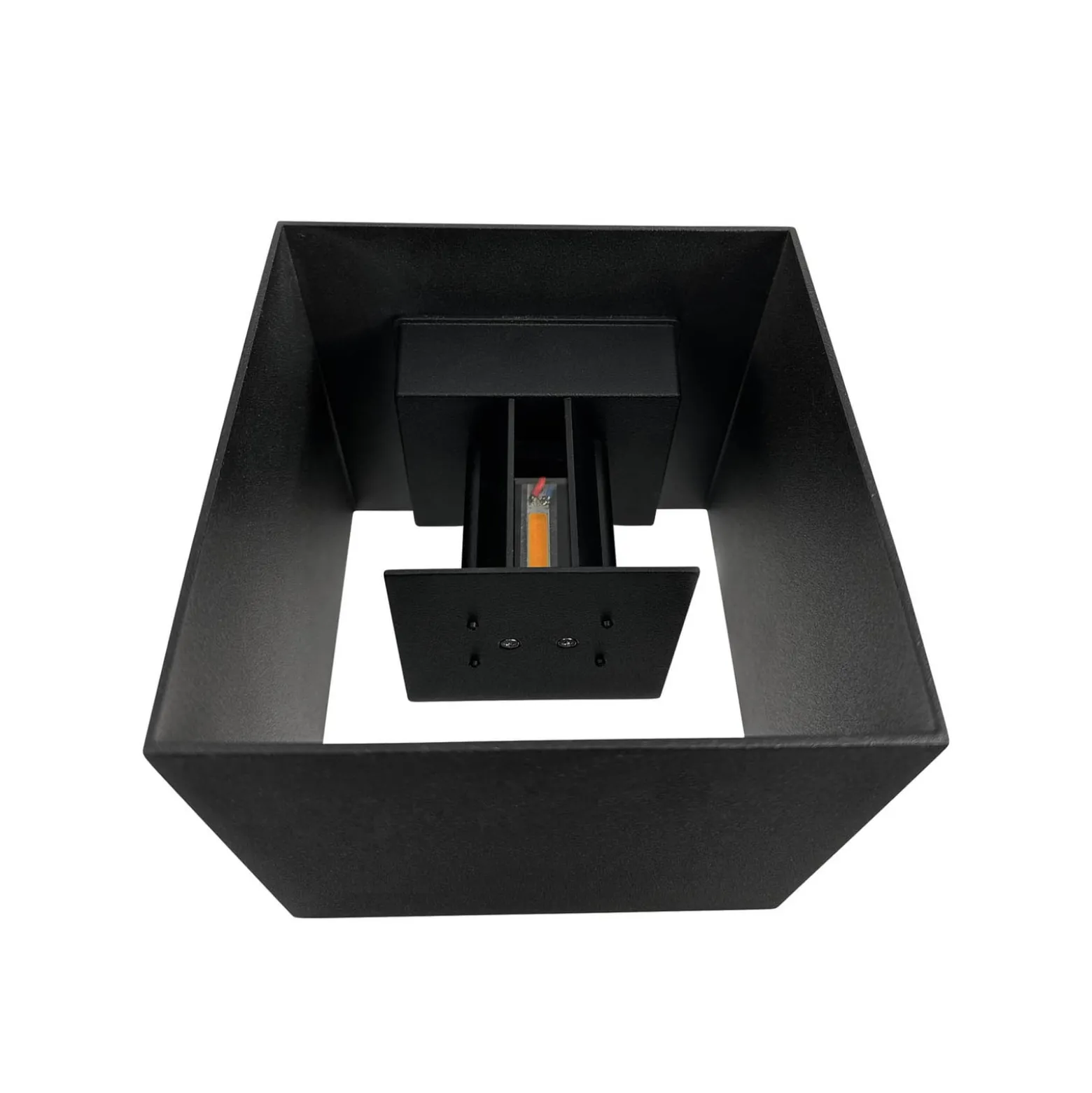 Dyberg Larsen LED-seinävalaisin Venus, musta, leveys 15 cm