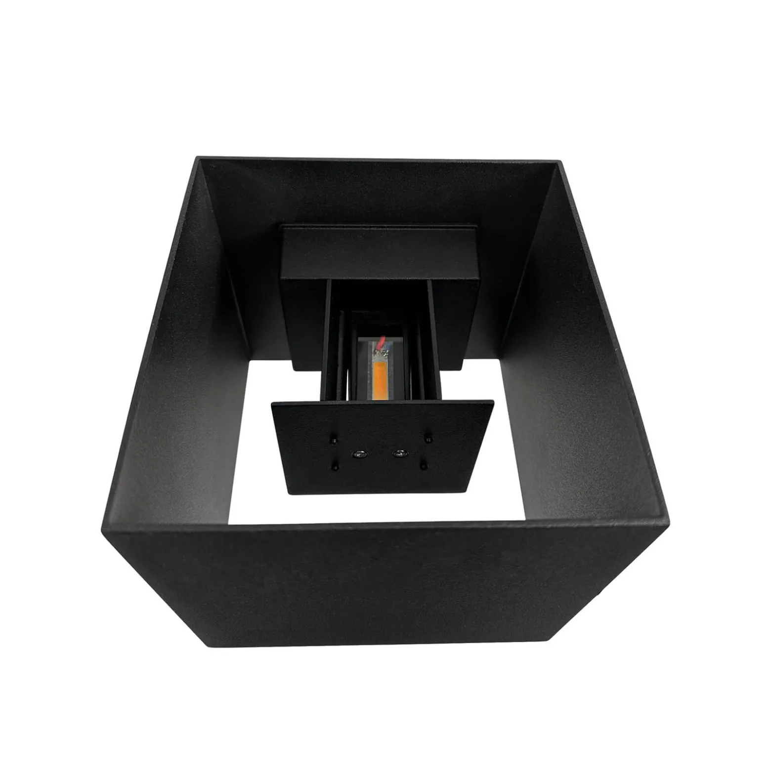 Dyberg Larsen LED-seinävalaisin Venus, musta, leveys 15 cm