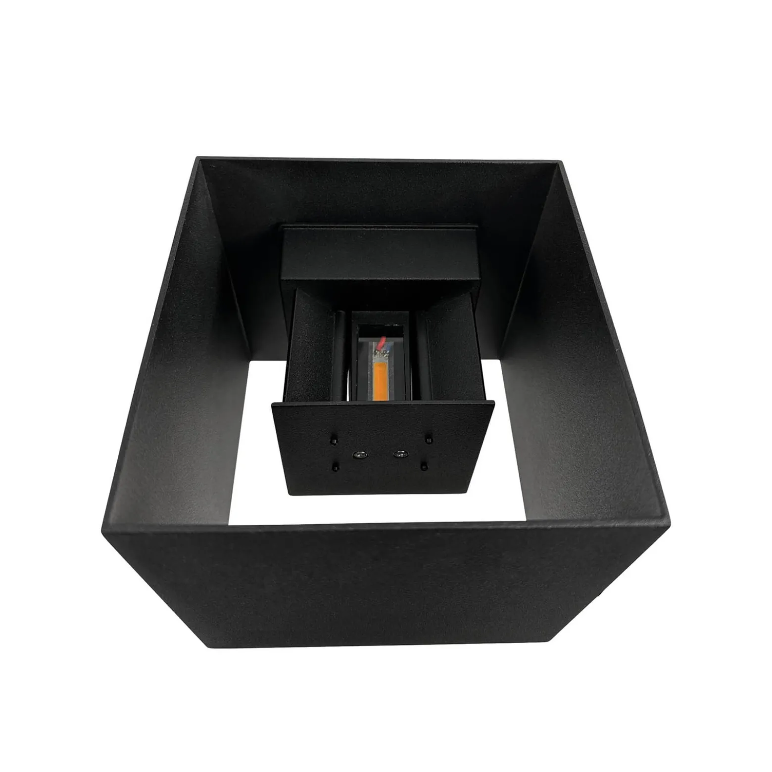 Dyberg Larsen LED-seinävalaisin Venus, musta, leveys 15 cm